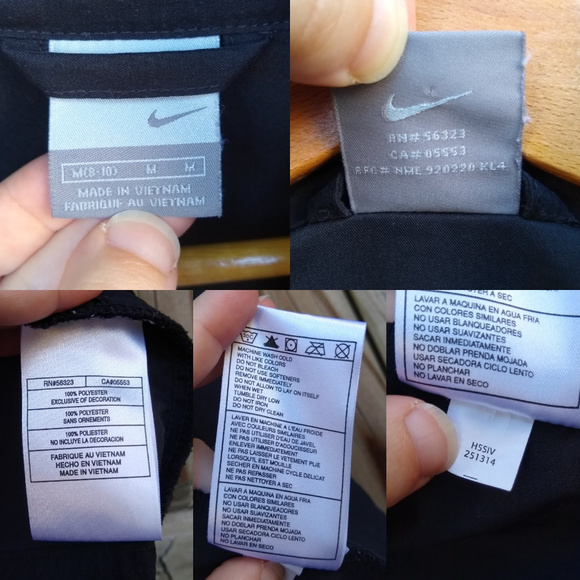 Nike Classic Black & White Sateen Finish Jacket - Picture 6 of 7